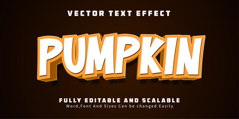 Pumpkin text effect editable dead and witch text style