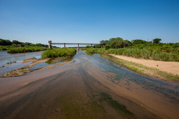 South Africa, Kruger National Park, Crocodile bridge entrance