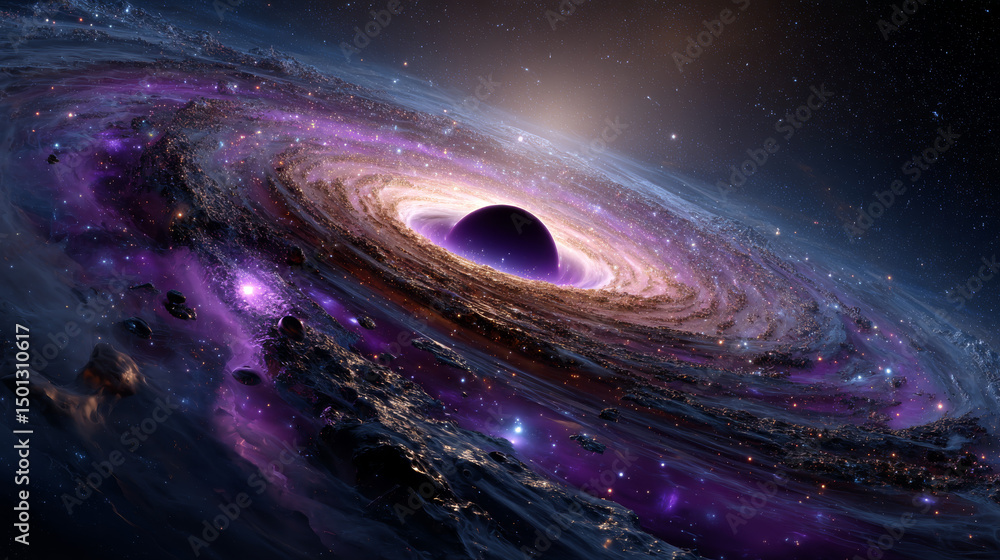 Wall mural nebula transparent vector galaxy star vector background. spiral milky way abstract cosmic light in g