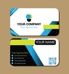 modern design of business and visiting cards vector template