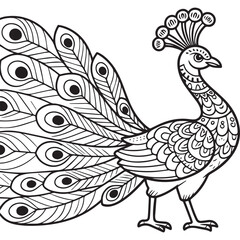 Elegant form and vibrant plumage, set against a clean white background.