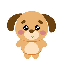 Cute Cartoon Dog Character