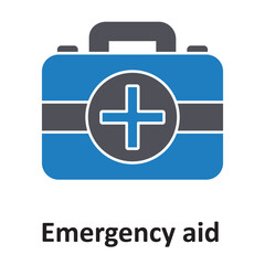 Emergency aid :Vector Icon which can easily modify or edit