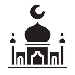 Mosque icon symbolizing Eid prayer