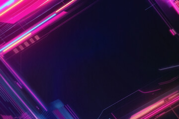 Digital Colored Neon Overlay with Vibrant Glowing Effects, Futuristic Light Patterns, and Abstract Color Transitions – Modern Cyberpunk Design for Creative and Artistic Projects