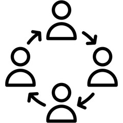 Collaboration Outline Icon