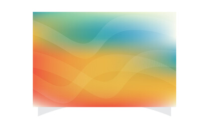 Naklejka premium Abstract colorful gradient background with flowing white lines for digital design projects