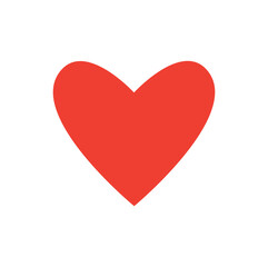 Hearts vector set on white background