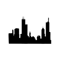 Fototapeta premium City ​​Silhouette Illustration