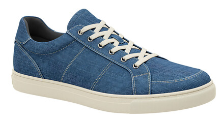 Denim lowtop shoe casual footwear fashion
