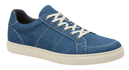 Denim lowtop shoe casual footwear fashion