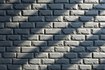 A black brick wall with a distinct pattern, arranged horizontally and accentuated by sunlight casting diagonal shadows, showcasing its simplicity and elegance.