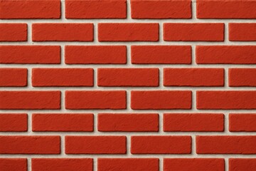 Obraz premium Red Brick Wall Texture A Classic and Durable Surface for Architectural and Construction Projects with Rustic Charm
