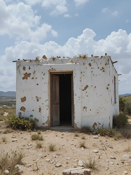 Pocilga en cortijo abandonado en Cabo de Gata