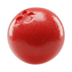 Obraz premium Vibrant Red Lingonberry Berry with Glossy Skin