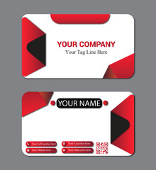 modern design of business and visiting cards vector templates