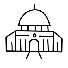 Landmark Line vector