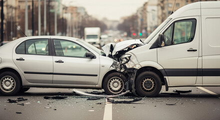 Devastating Car Crash on City Street