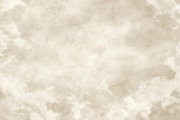 Obraz premium Brown sepia beige nude gray white abstract watercolor pattern. Paper brush stain splash
