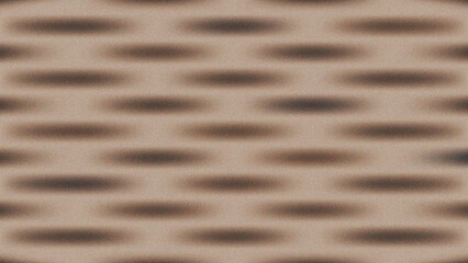 Textured Pattern of Rounded Shapes in Rows on Light Brown Background