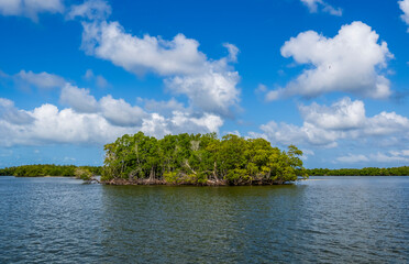 Chokoloskee Bay in the Ten Thousand Islands of southwest Florida USA
