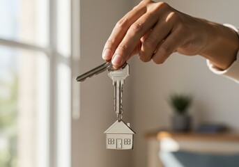 Photo Of Hand Holding House Key Showing Real Estate Ownership
