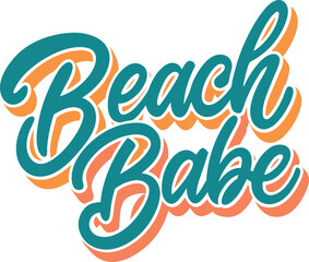 Obraz premium beach baby For typography t-shirt Design print Ready eps cut file Download 