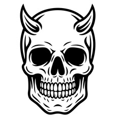 Skull Horned
