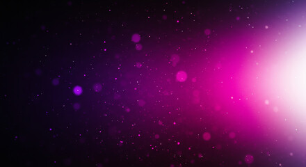 Blue starry night sky with glowing dust particles and abstract light trails, perfect for cosmic science design