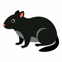 Fototapeta premium Lemming with white background 