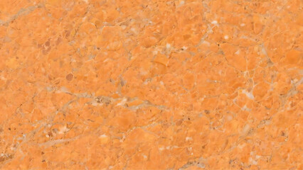 Close-up of a striking orange marble stone surface 
