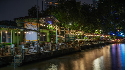 Fototapeta premium Wat Sawettachat Pier in Bangkok