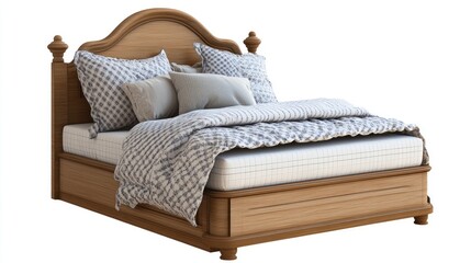 Transparent background trundle bed for digital design