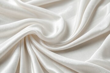 Obraz premium Detailed image of a smooth white fabric surface