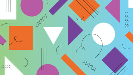 Colorful Abstract Background Liquid Color Blobs