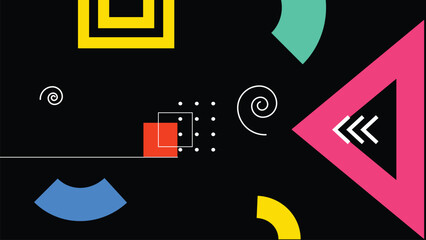 Futuristic Abstract Geometry Background