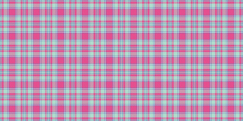 Harvest textile texture check, back to school vector seamless plaid. Best pattern background tartan fabric in light and pink colors.