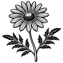 Adobe Illustrator Flower Icons Editable stroke. In set icons as Medical herbs, Leaf, Plant, Rose, Bouquet