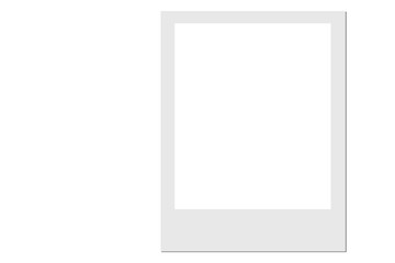 vector polaroid card