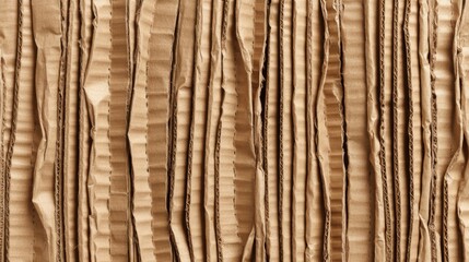 Naklejka premium Detailed Surface Texture of Natural Wood with Vertical Stripes and Layers in Warm Brown Color