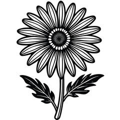 Adobe Illustrator Flower Icons Editable stroke. In set icons as Medical herbs, Leaf, Plant, Rose, Bouquet