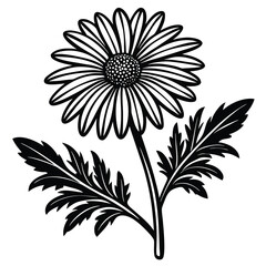 Adobe Illustrator Flower Icons Editable stroke. In set icons as Medical herbs, Leaf, Plant, Rose, Bouquet