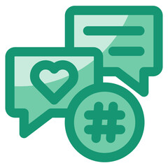 Social Media Icon Element For Design