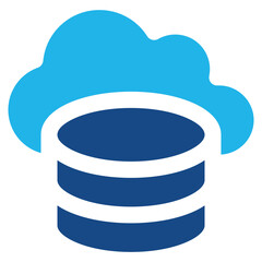 Cloud Storage Icon Element For Design