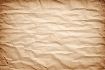 Obraz premium A Blank Parchment Texture With Subtle Wrinkles - Aged paper background, crumpled texture, vintage , blank space, design element. Symbolizing history, age, authenticity, memory, and potential