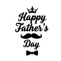 happy fathers day illustration vector 