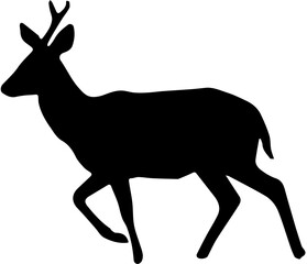 deer silhouette vector