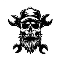 illustration of garage sign vector 