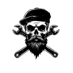 illustration of garage sign vector 