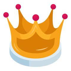 Perfect design icon of crown